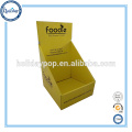 Pop up cosmetic display counter stand,cardboard counter display stand make up display stand